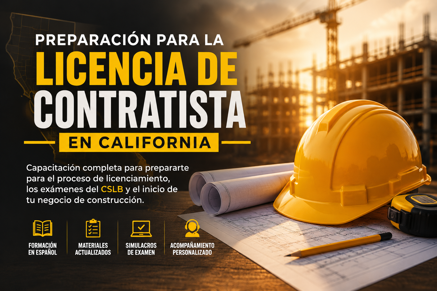 Preparación para la Licencia de Contratista en California